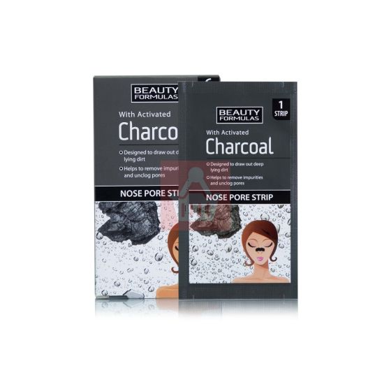 Beauty Formulas Activated Charcoal Nose Pore Strips - 6 Strips
